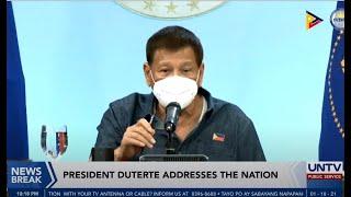 President Rodrigo Duterte Addresses the Nation | January 18, 2021