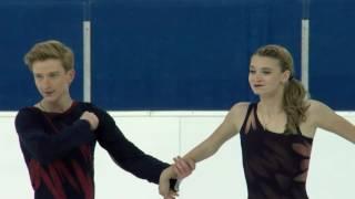 2016 ISU Junior Grand Prix - Ljubljana - Free Dance - Anastasia SKOPTCOVA / Kirill ALESHIN RUS