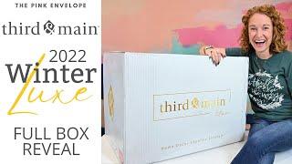 Third & Main Luxe Winter 2022 SPOILERS | the MOST EXPENSIVE BOX I have ever opened!