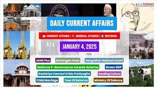 GKToday Current Affairs  4 January, 2025