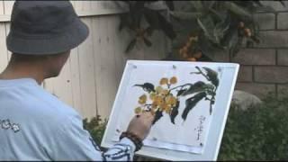 Tree Ripened Loquats - Chinese Watercolor Painting Demo with Henry Li