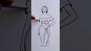 How to draw a shirt ️ #art #artwork #draw #drawing #sketch #fashion #style #cartoon #illustration