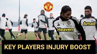 KEY PLAYERS ARE BACK AMAD Diallo & Ayden Heaven confirmed Injury Boost!!! Man United injury update