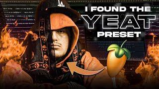 I found YEATS actual Recording Preset (FL STUDIO?)