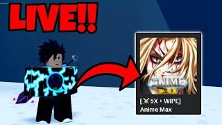 *LIVE* Going Noob To Pro In Anime Max Simulator!!