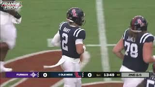 Jaxson Dart Full Highlights vs Furman | FV CFB | College Football week 1