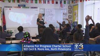 Katie Fehlinger Stops By North Philly School To Teach 4th-Graders About Weather