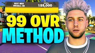 FASTEST 99 OVERALL METHOD - 180K MyPOINTS per HOUR - How To Get 99 OVR in MyCAREER in NBA 2K24