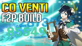 C0 Venti F2P Build 85K Elemental Skill !!!