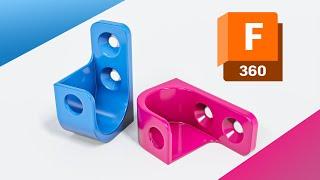 Пошаговое создание 3D модели для печати | Урок Autodesk Fusion