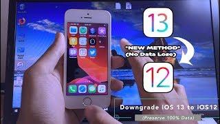 *NEW METHOD* Downgrade iOS 13 to iOS 12 Windows USER (100% No Losing Data)