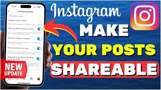 How To Allow People To Share Your Post On Their Instagram Story (NEW UPDATE!)