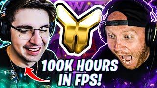 TIMTHETATMAN REACTS TO WHAT 100K HOURS IN FPS GAMES LOOKS LIKE