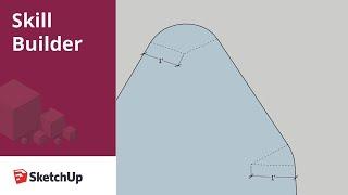 How to make exact radius rounded corners in SketchUp - Skill Builder