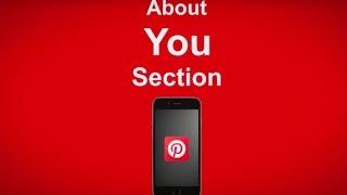 About You Section On Pinterest