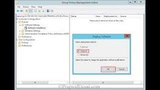 group policy software deployment windows server 2012 (bangle)