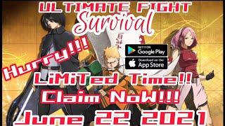 ULTIMATE FIGHT: SURVIVAL | Gift Code/Redeem Code | NarutoGameplay