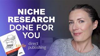 Low Content Niche Research Done-For-You By EZ Pub Profits Amazon KDP Self Publishing Niche Research