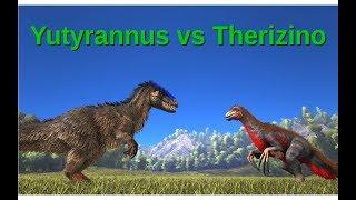 Yutyrannus vs Therizinosaurus || ARK: Survival Evolved || Cantex