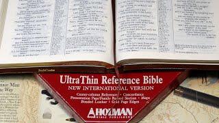 The Holman NIV UltraThin Reference Bible