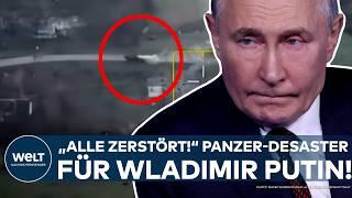 UKRAINE-KRIEG: "Alle zerstört!" Panzer-Desaster für Putin! Russen-Vorstoß in vier Wellen gestoppt!