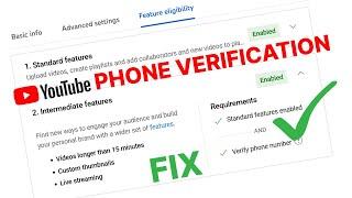 Youtube Phone Verification Not Working? DO THIS !!