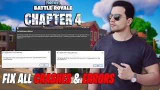 How To Fix CRASHES In Fortnite Chapter 4 Season 1! (Fix Fortnite Not Launching)