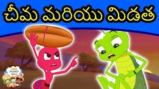 చీమ మరియు మిడత - Telugu Stories for Kids | Stories In Telugu | Fairy Tales In Telugu