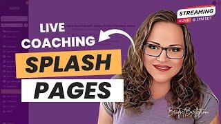 How to Easily Create Splash Pages on High Level - Ultimate Tutorial | Bridget Bartlett