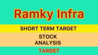 RAMKY INFRASTRUCTURE SHARE ANALYSIS  RAMKY INFRASTRUCTURE LTD SHARE TARGET NEWS UPDATE 08-08-2024