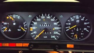 Mercedes 190 with w126 electric speedo