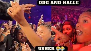 DDG Blocks Usher from Feeding Halle a Cherry️