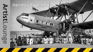 Sharjah Aviation (1937) - British Air Outpost Handley Page H.P.42 Hanno at Al Mahatta old airport