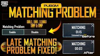Pubg matching time problem | how to fix pubg matching issue | bgmi solo fpp matching problem