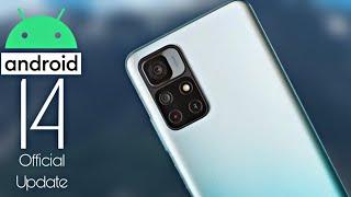 Xiaomi Redmi Note 11T 5G Android 14 HyperOS/MIUI 15 Update