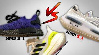 adidas NMD S_1 vs UltraBOOST  21 vs NMD R_1 Comparison!