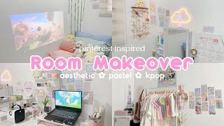 Aesthetic Room Makeover (korean and pinterest-inspired) + shopee finds | danish pastel, cozy & kpop