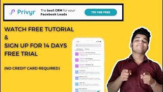 How to use PRIVYR CRM & Get Access to your Facebook Leads Instantly? Zapier Alternative