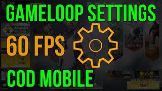 Best Gameloop Official Emulator SETTINGS 60FPS For COD Mobile ON PC | Tencent Gaming Buddy