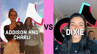 Addison Rae & Charli D'amelio Vs Dixie D'amelio TikTok Dance Battle (2021)