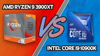 Ryzen 9 3900XT vs Intel i9 10900K CPU Benchmark Comparison | PC Gaming Benchmark Test