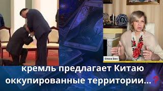 ️ кремль предлагает Китаю оккупированные территории Украины...   Елена Бюн