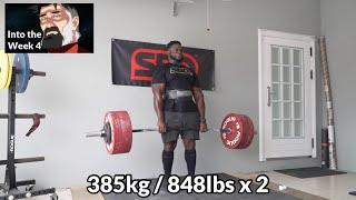 The Build Day 28 - 848lbs x 2 Deadlift | Week 4 Plans