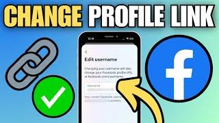 How To Change Facebook Profile Link URL