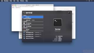 Mac OS X from the Command Line Tutorial | Open The Terminal And Configure A Session