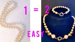 Як подовжити намисто / How to lengthen a necklace / Как удлинить бусы