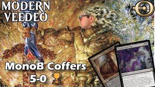 5-0  with MonoBlack Coffers! The best Control deck in Modern! | MTGO