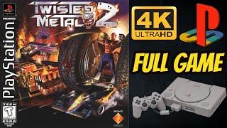 Twisted Metal 2: World Tour | PS1 | 4K60ᶠᵖˢ UHD| Longplay Walkthrough Playthrough Full Movie Game