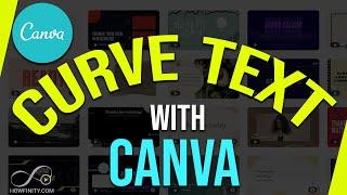 How to Curve Text in Canva