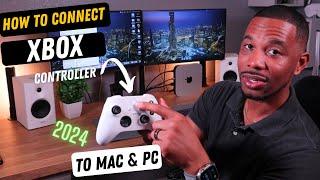 How To Connect an Xbox Controller to Mac & PC ( Wireless & Wired ) 2024